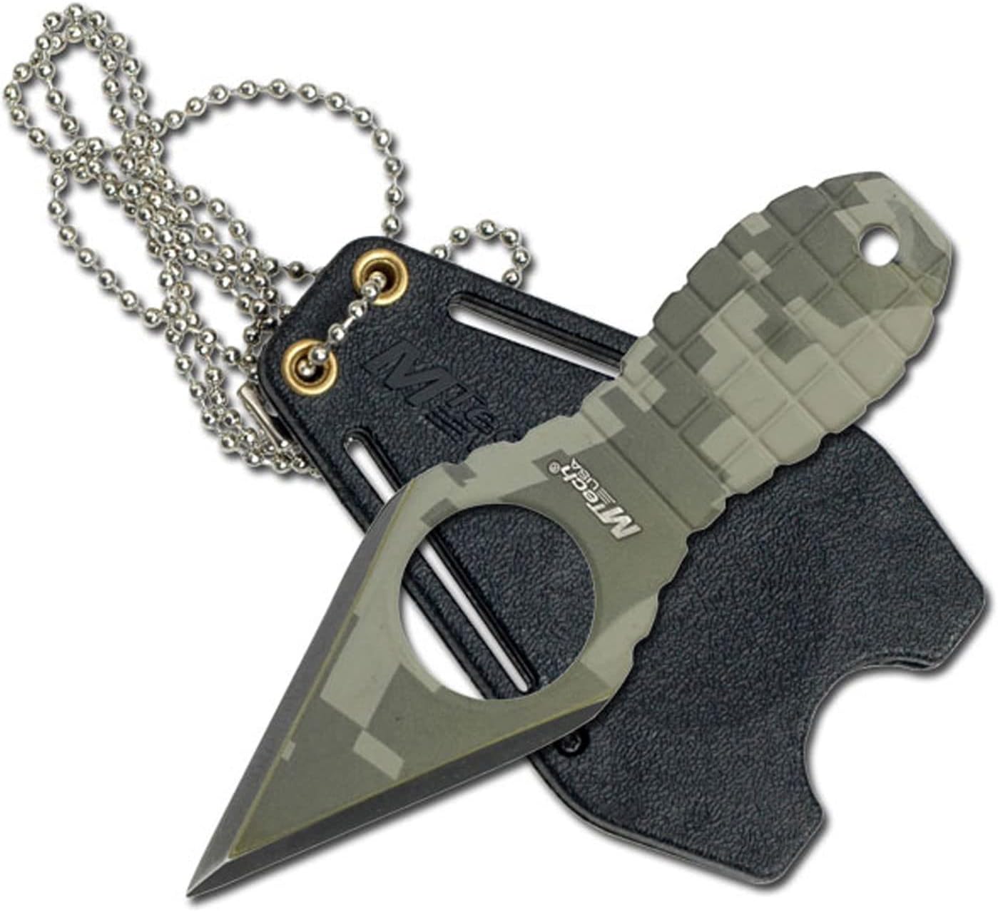 Fixed Blade Knife, Full Tang, Nylon Fiber Sheath, Hunting, Camping, Survival, EDC, 588-20-27 Series