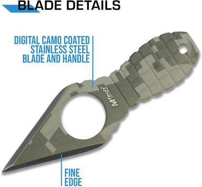 Fixed Blade Knife, Full Tang, Nylon Fiber Sheath, Hunting, Camping, Survival, EDC, 588-20-27 Series