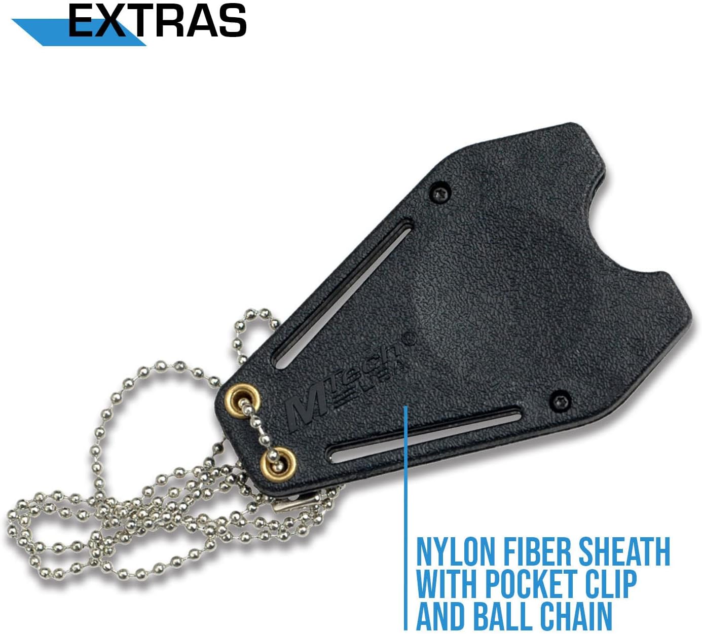 Fixed Blade Knife, Full Tang, Nylon Fiber Sheath, Hunting, Camping, Survival, EDC, 588-20-27 Series