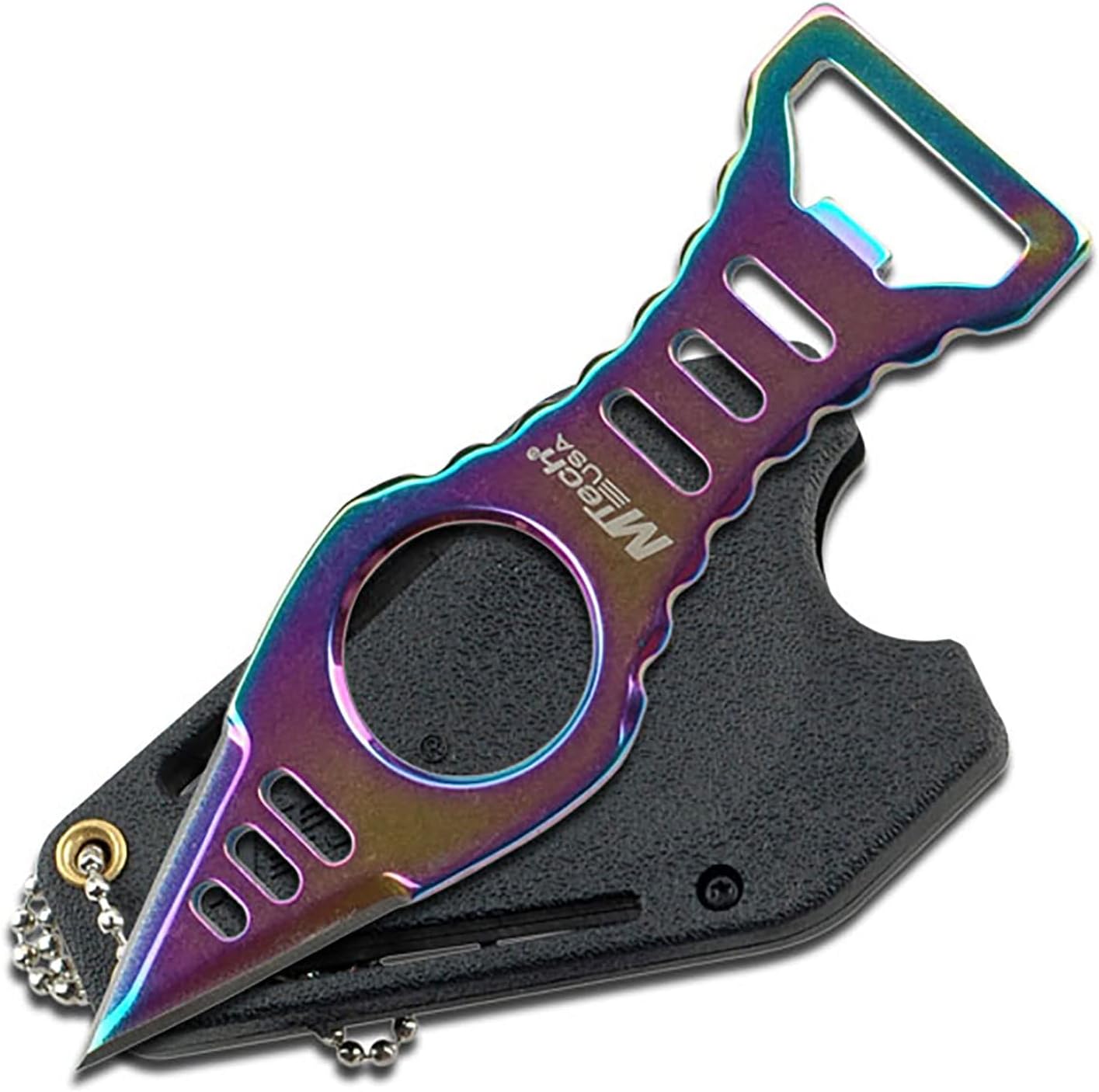 Fixed Blade Knife, Full Tang, Nylon Fiber Sheath, Hunting, Camping, Survival, EDC, 588-20-27 Series