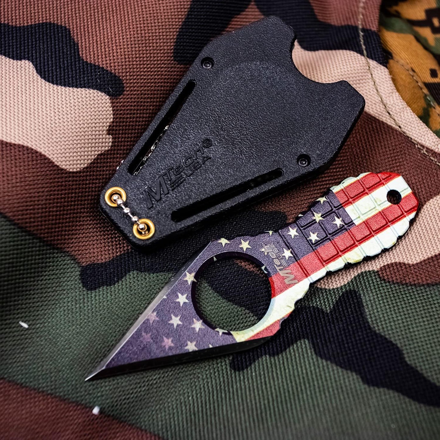 Fixed Blade Knife, Full Tang, Nylon Fiber Sheath, Hunting, Camping, Survival, EDC, 588-20-27 Series