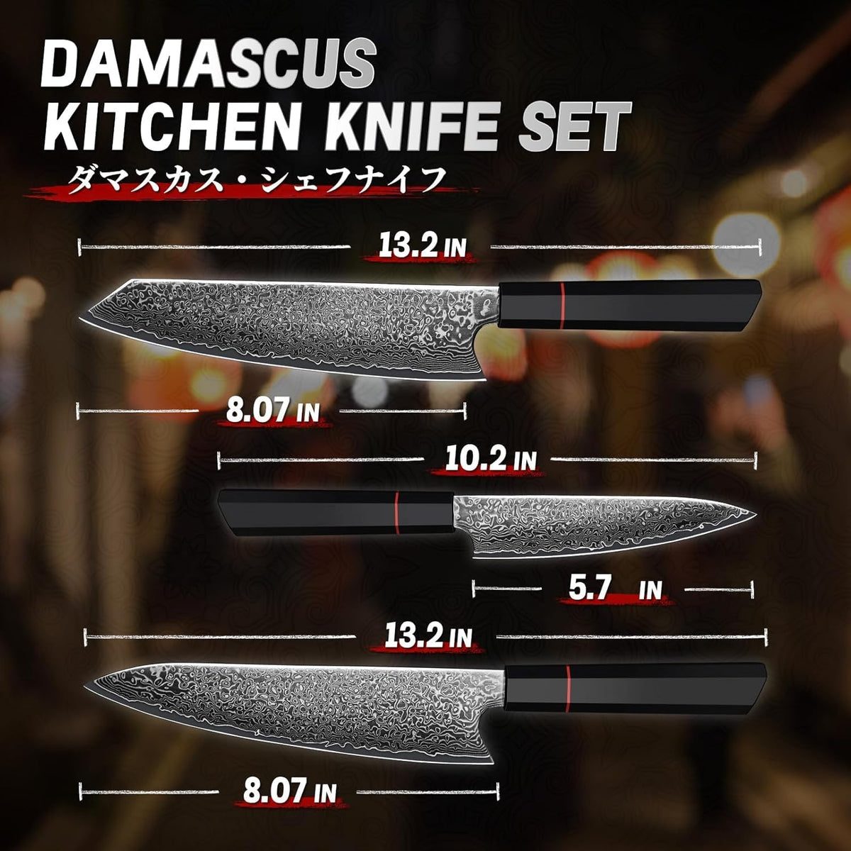 Damascus Nakiri Knife 6.5 Inch – VG10 Multipurpose Kitchen Knife | Japanese VG10 steel, Honbazuke Sharpening Method, Ergonomic Olive Wood Handle, Gift Box, for Vegetables and Meat
