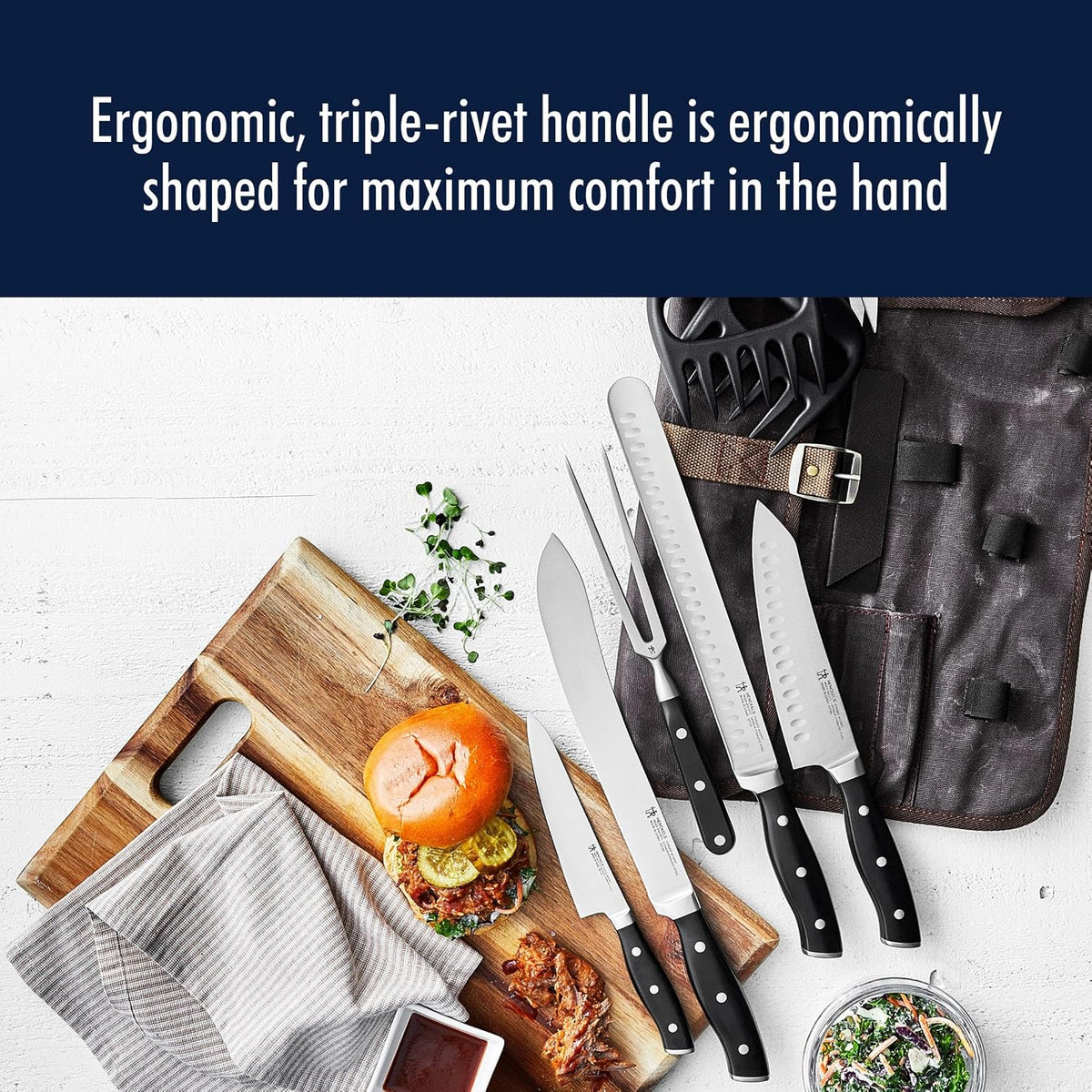 Forged Accent 9-Pc Carving Tool Set, BBQ Accessories