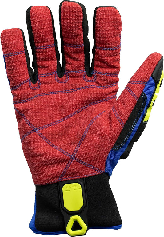 Ironclad KONG Waterproof Cut Resistant Deck Crew Glove; TPR Impact Protection, Oil Repellent, Waterproof, A7 Cut Resistant, Sized S, M, L, XL, XXL, XXXL (KDC5W-03-M), Medium