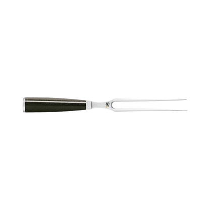 Classic 6.5" Carving Fork | Handcrafted 2-Prong Stainless Steel Fork, Pair with Classic Slicing Knife for Carving and Serving, Pakkawood Handle