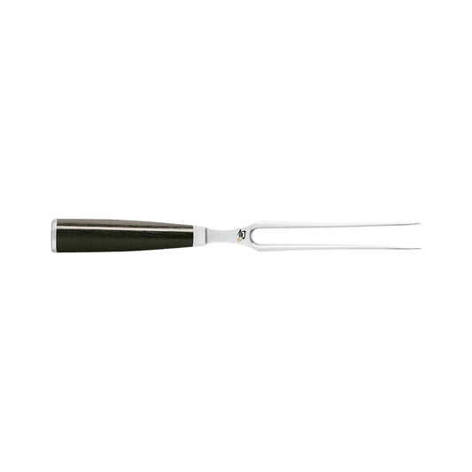 Classic 6.5" Carving Fork | Handcrafted 2-Prong Stainless Steel Fork, Pair with Classic Slicing Knife for Carving and Serving, Pakkawood Handle