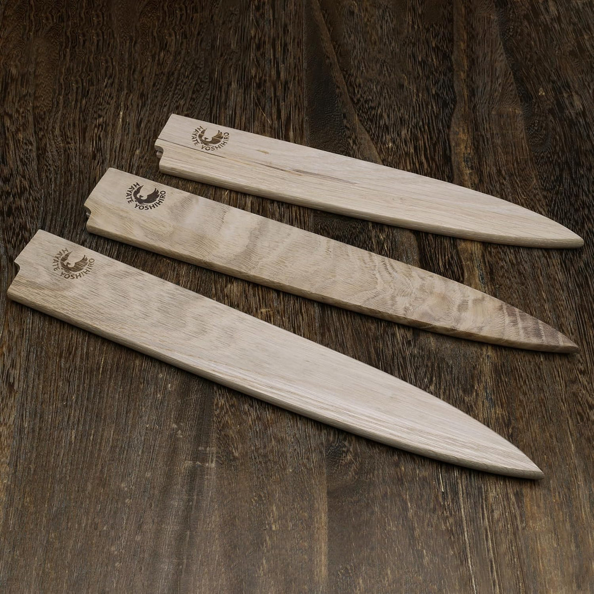 Yoshihiro Magnetic Oak Wood Saya Cover Blade Protector for Yanagi (300mm)