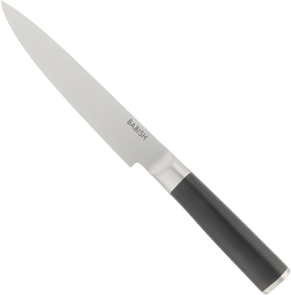 8-Inch Carving Knife – High-Carbon 1.4116 German Steel Slicing Knife with Dark Pakka Wood Handle, Full-Tang Razor Sharp Blade for Carving Meat, Turkey, Roast & BBQ