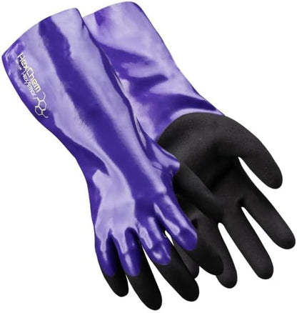 Chemical and Liquid Resistant Long Cuff Saftey Gloves | HexChem Series