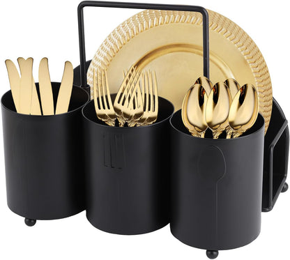 Silverware Organizer Utensil Caddy Metal Silverware Caddy Cutlery Holder