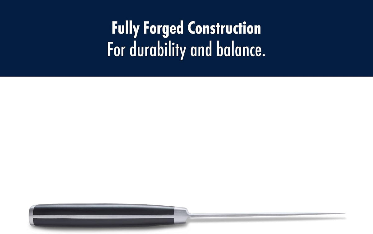 x EMERIL Lagasse The Nola Collection Razor-Sharp German 4-inch Paring Knife, Made in Company-Owned German Factory with Special Formula Steel perfected for almost 300 Years, Dishwasher Safe