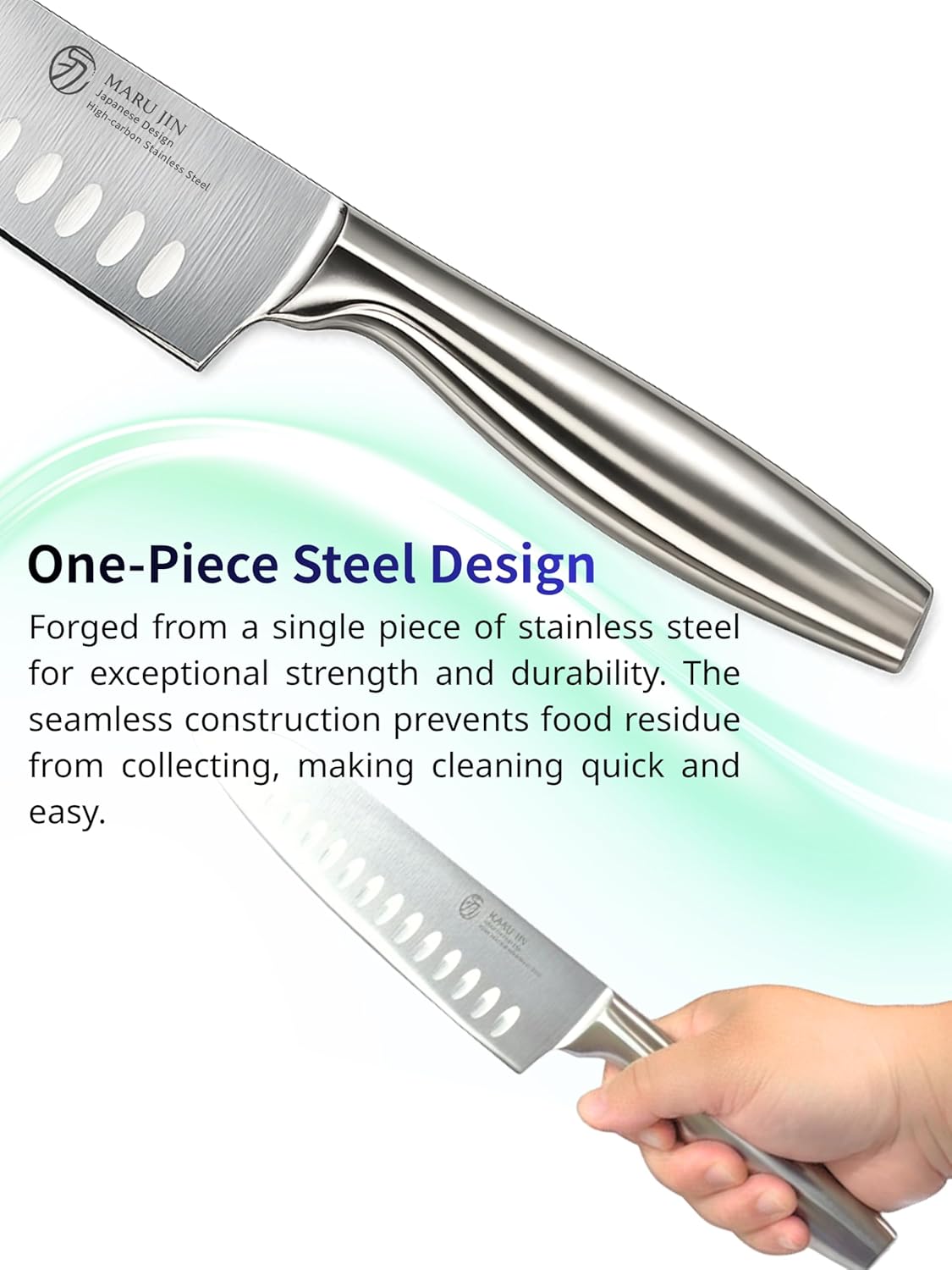 Japanese 15-Piece Kitchen Knife Block Set with Built-in Sharpener, High Carbon Stainless Steel Chef Knife Set, Dishwasher Safe Razor Sharp Cutlery Set (Wooden)