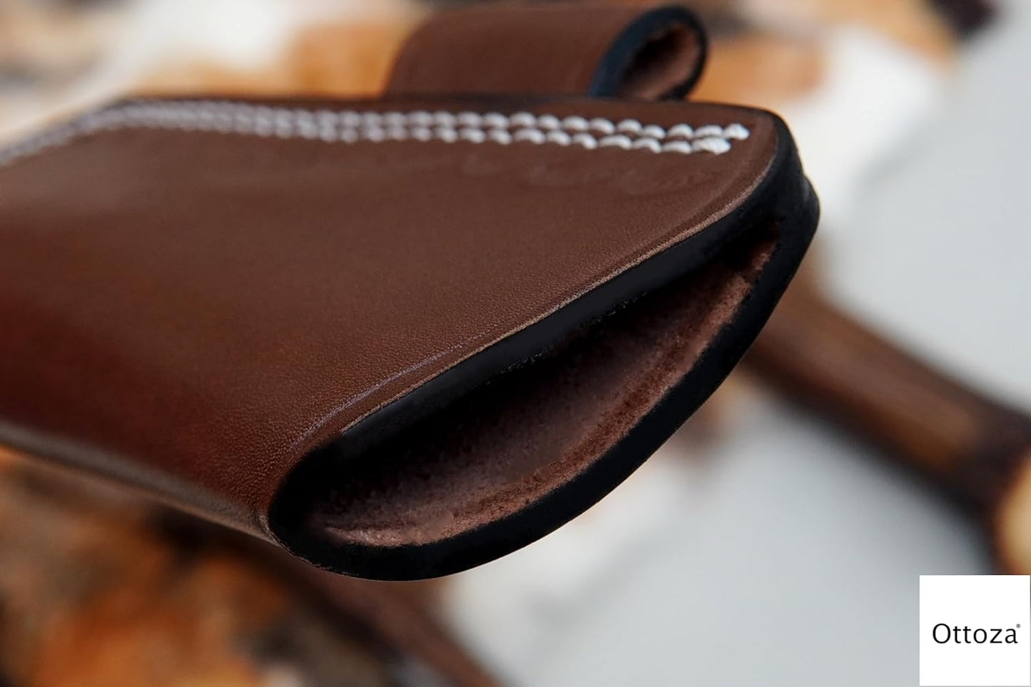 TOP GRAIN Leather Knife Sheaths for Fixed Blade Knives, Leather Knife Sheath for Belt, Leather Knife Holster Belt Knife Holder, Vertical Knife Sheath for Belt No:206