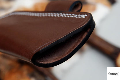 TOP GRAIN Leather Knife Sheaths for Fixed Blade Knives, Leather Knife Sheath for Belt, Leather Knife Holster Belt Knife Holder, Vertical Knife Sheath for Belt No:206