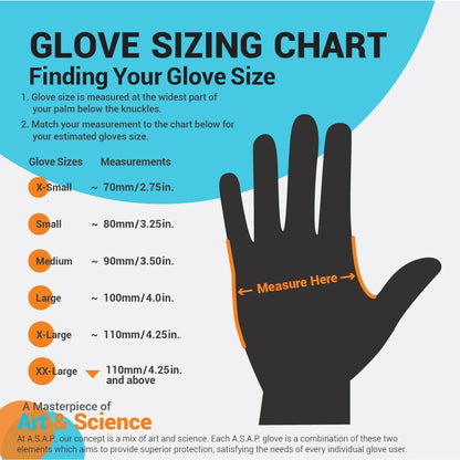 Nitrile Gloves Disposable Latex Free | 4 Mil Powder Free, Food Safe, Kitchen & Medical - Cleaning & Tattoo Supplies