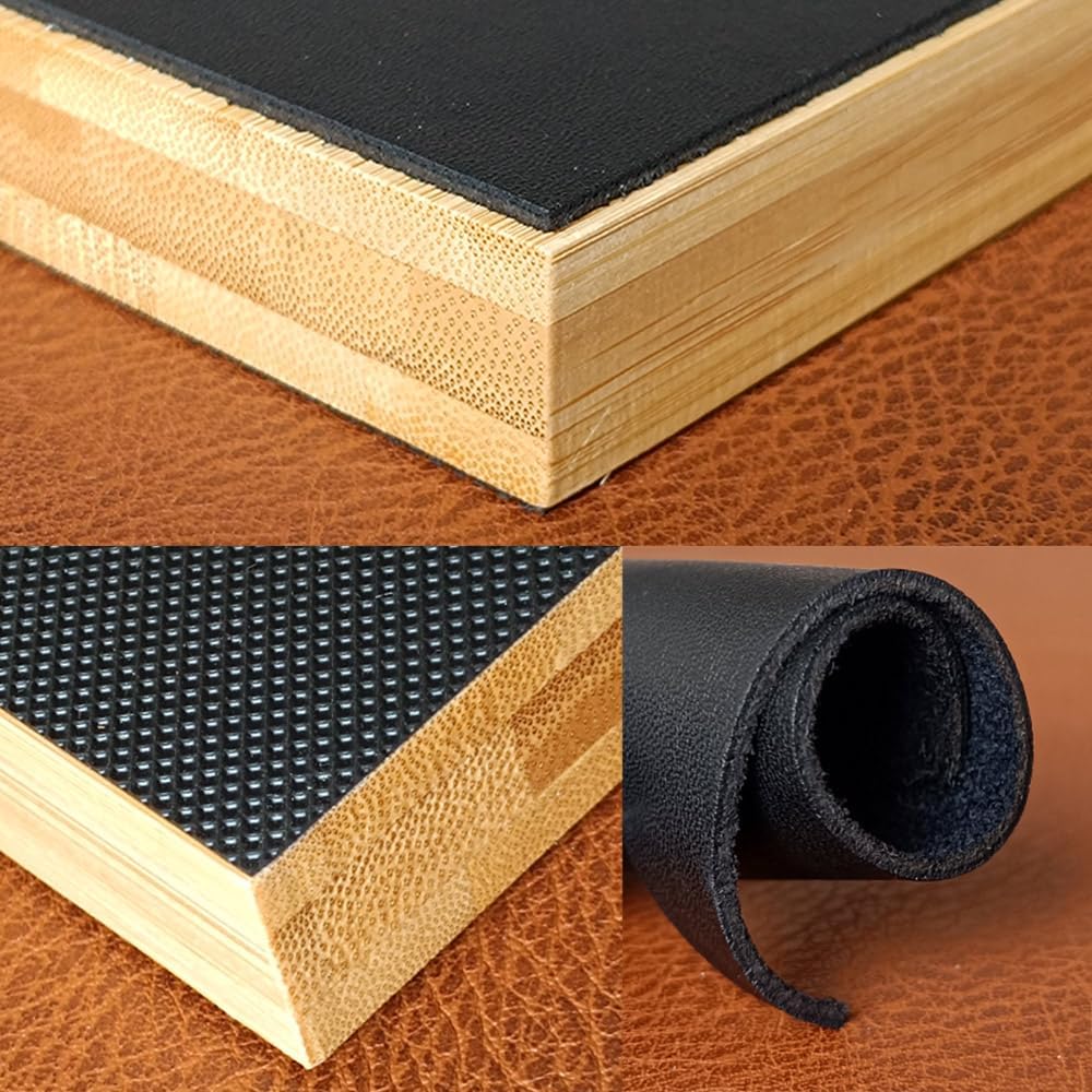 Leather Strop 7.8" with Knife Sharpening Stone 7",10000 Grit Whetstone, Final Fine Polishing stone, Natural Honing Oilstone for Knives Tools, Knife Sharpener (light green with leather strop)