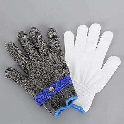 Level 9 Cut Resistant Gloves Stainless Steel Mesh Metal Glove Safety Work Glove for Meat Cutting Kitchen Chef Slicing