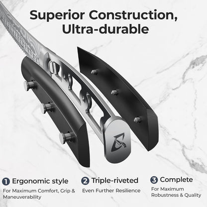 5 inch Kitchen Utility Knife, Serrated Blade Tomato Knife | Ultra Sharp Paring knives, Round Tip, Ergonomic Handle, Full Tang – Forged High Carbon German Steel, Ideal for Gift (Black)