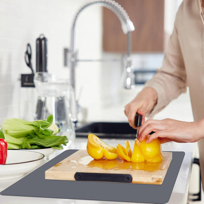 Silicone Mat for Kitchen Counter, Heat Resistant Nonskid Table Mat for Air Fryer to Site on, Countertop Protector, Thick 2MM, XL Large