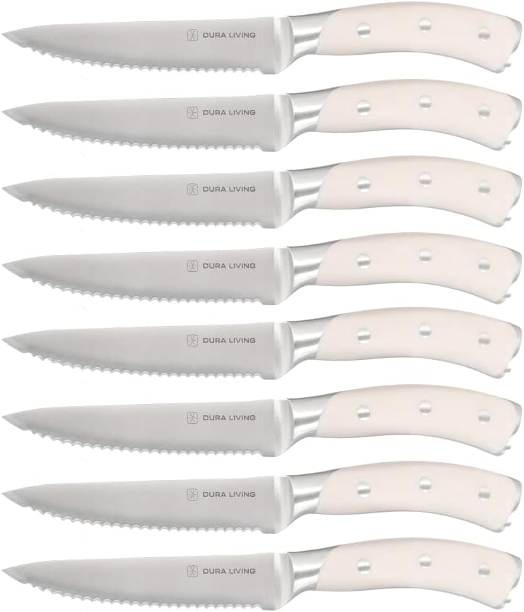 2-Piece Kitchen Knife Set – Ultra Sharp Precision German Stainless Steel Blades, 5” Utility & 3.5” Paring Knife with Ergonomic Handles, Multipurpose for Slicing & Peeling, Black Handle