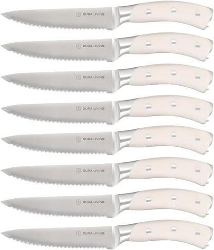 2-Piece Kitchen Knife Set – Ultra Sharp Precision German Stainless Steel Blades, 5” Utility & 3.5” Paring Knife with Ergonomic Handles, Multipurpose for Slicing & Peeling, Black Handle