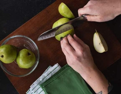 2-Piece Kitchen Knife Set – Ultra Sharp Precision German Stainless Steel Blades, 5” Utility & 3.5” Paring Knife with Ergonomic Handles, Multipurpose for Slicing & Peeling, Black Handle