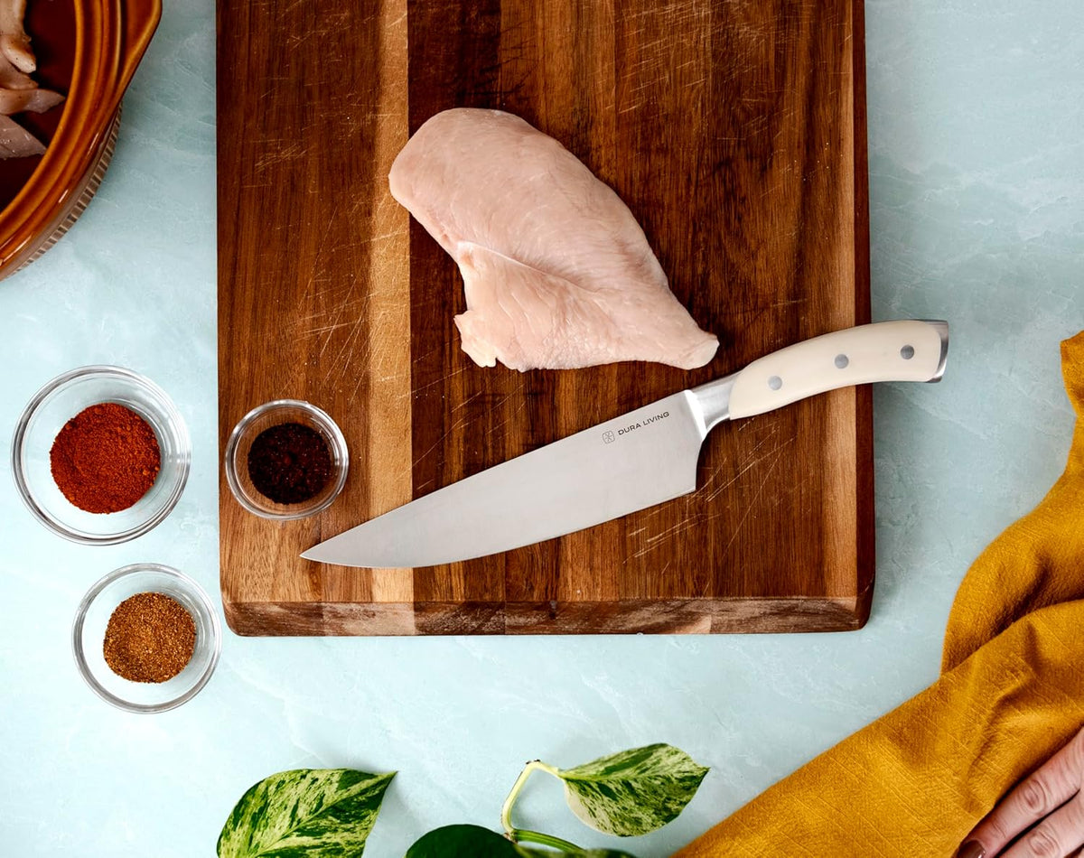 2-Piece Kitchen Knife Set – Ultra Sharp Precision German Stainless Steel Blades, 5” Utility & 3.5” Paring Knife with Ergonomic Handles, Multipurpose for Slicing & Peeling, Black Handle