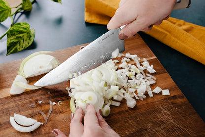 2-Piece Kitchen Knife Set – Ultra Sharp Precision German Stainless Steel Blades, 5” Utility & 3.5” Paring Knife with Ergonomic Handles, Multipurpose for Slicing & Peeling, Black Handle