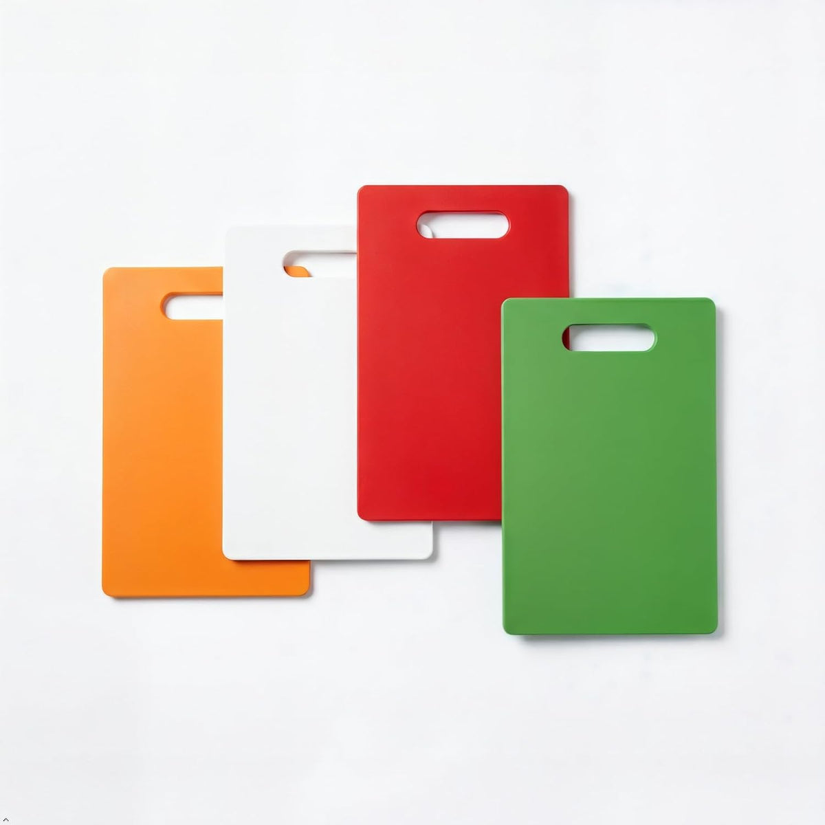 Plastic Cutting Board Set - Thin, 11.8" x 7.8", set of 4 colord