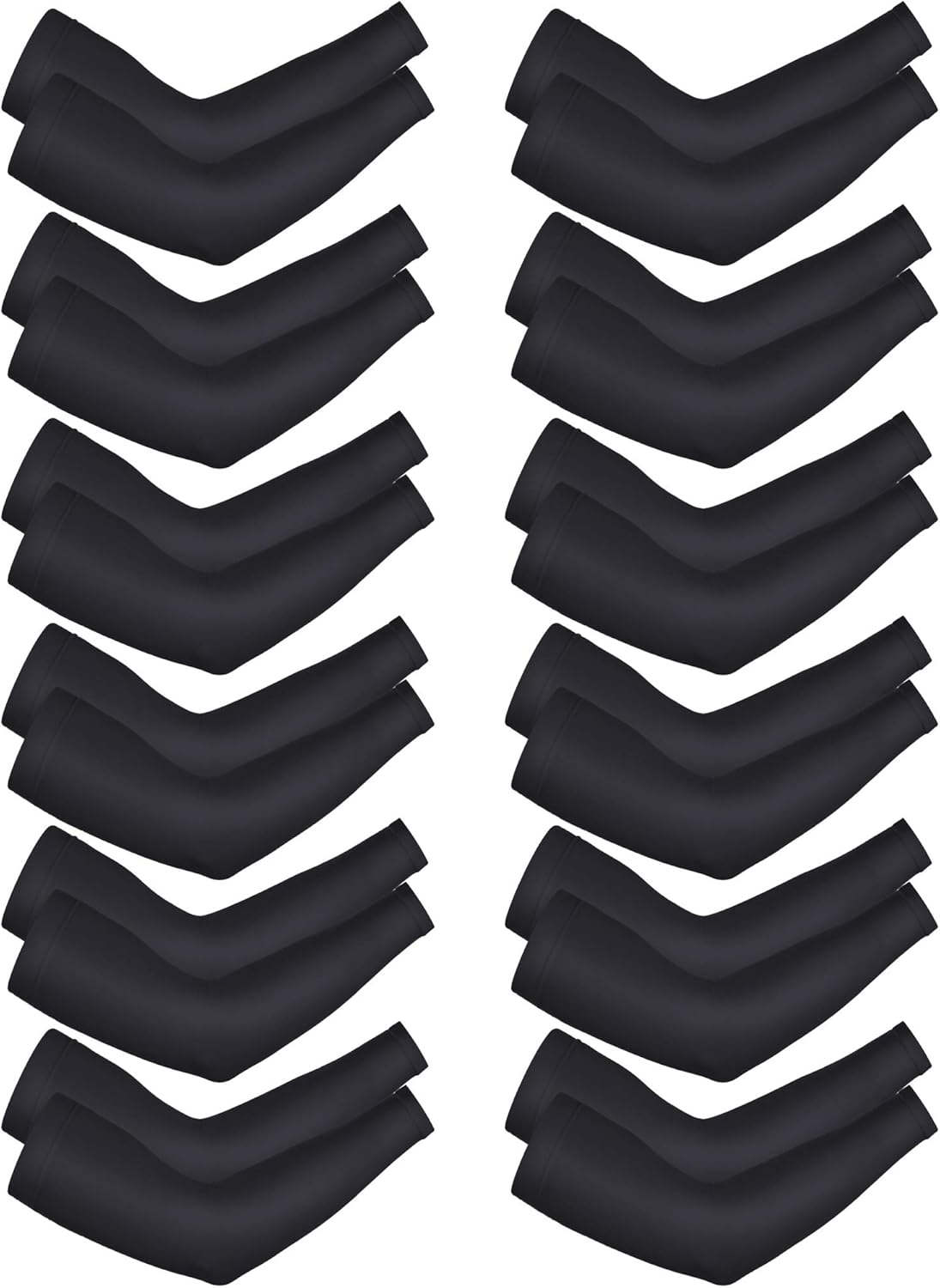 10 Pairs Arm Sleeves UV Sun Protection Arm Sleeves Unisex Long Arm Cooling Cover Sleeve for Women Men Sports Workouts Tattoo Cover up