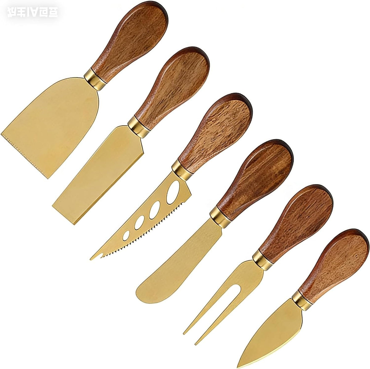 Premium Stainless Steel Cheese Tool Set - 4 Piece Cheese Knife Set - Cut, Spread All Your Favorite Cheeses