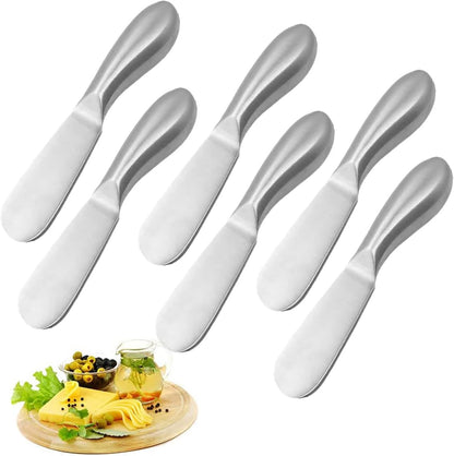Premium Stainless Steel Cheese Tool Set - 4 Piece Cheese Knife Set - Cut, Spread All Your Favorite Cheeses