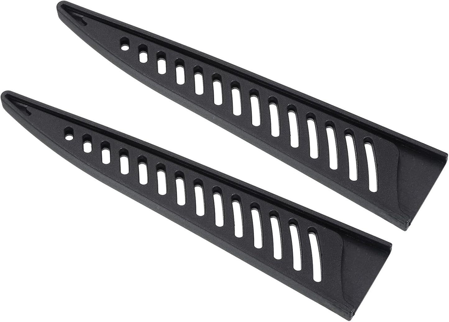 PP Safety Knife Cover Sleeves for 6" Boning Knife, 2 Pack Knives Edge Guard Blade Protector Universal Knife Sheath for Kitchen, Black