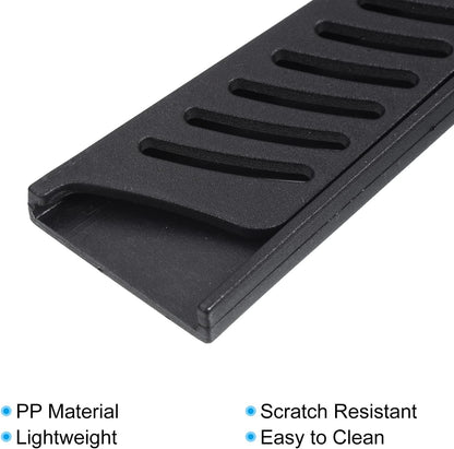 PP Safety Knife Cover Sleeves for 6" Boning Knife, 2 Pack Knives Edge Guard Blade Protector Universal Knife Sheath for Kitchen, Black