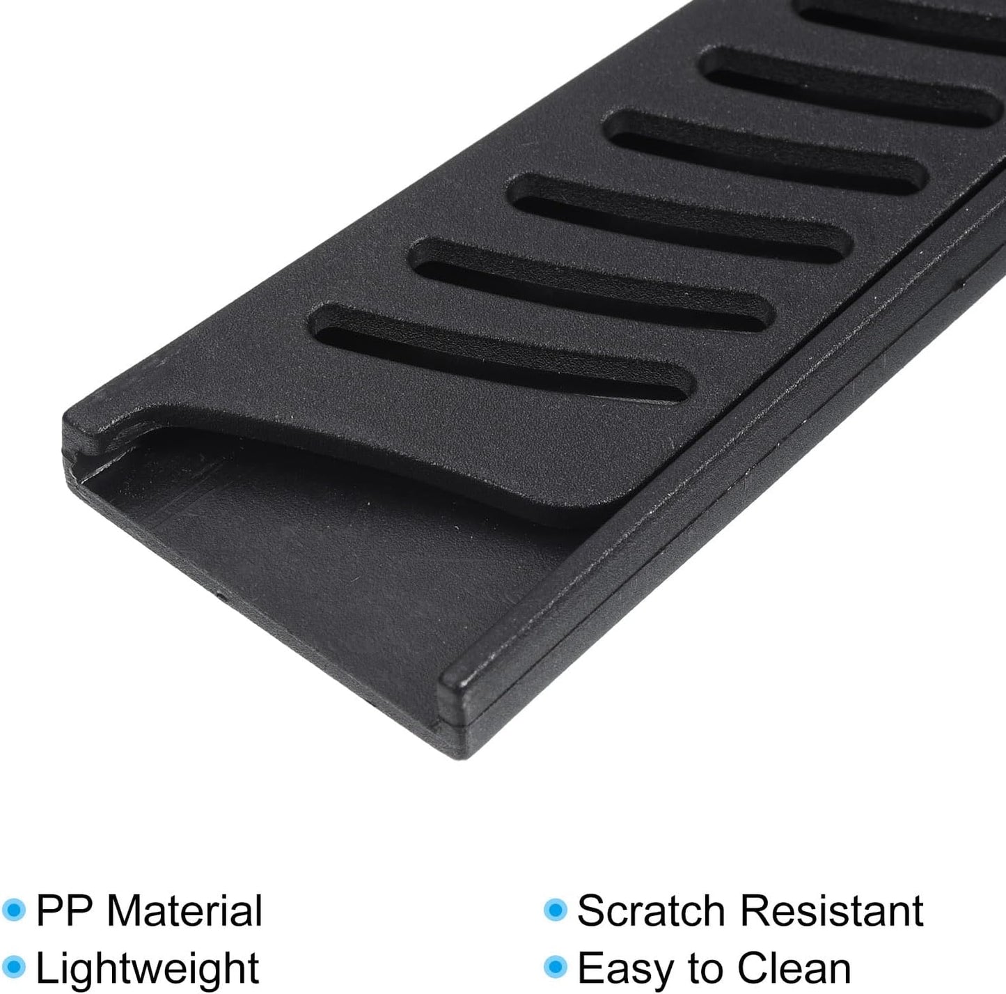 PP Safety Knife Cover Sleeves for 6" Boning Knife, 2 Pack Knives Edge Guard Blade Protector Universal Knife Sheath for Kitchen, Black