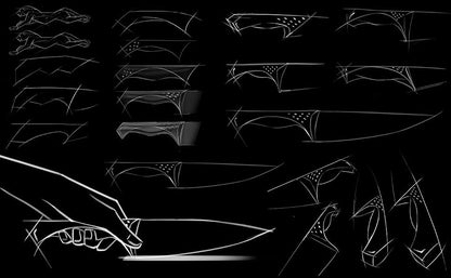 Knife Set with Block 15Pcs, High Carbon Stainless Steel, Razor-Sharp