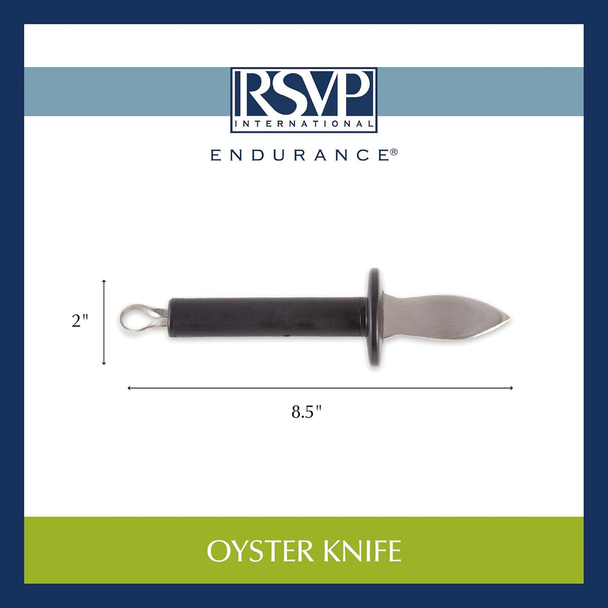 Endurance Collection Seafood Tool, Oyster Knife, Stainless Steel