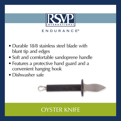Endurance Collection Seafood Tool, Oyster Knife, Stainless Steel