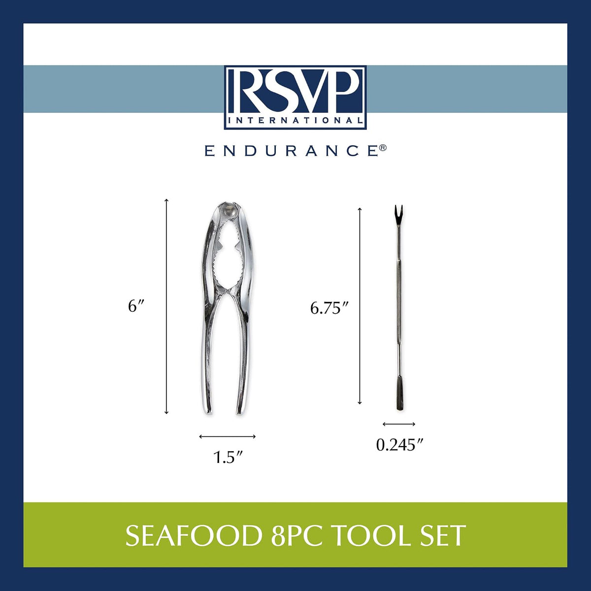 Endurance Collection Seafood Tool, Oyster Knife, Stainless Steel