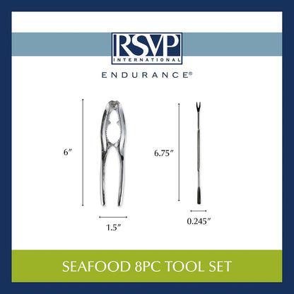 Endurance Collection Seafood Tool, Oyster Knife, Stainless Steel