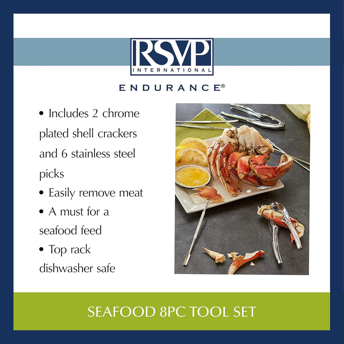 Endurance Collection Seafood Tool, Oyster Knife, Stainless Steel