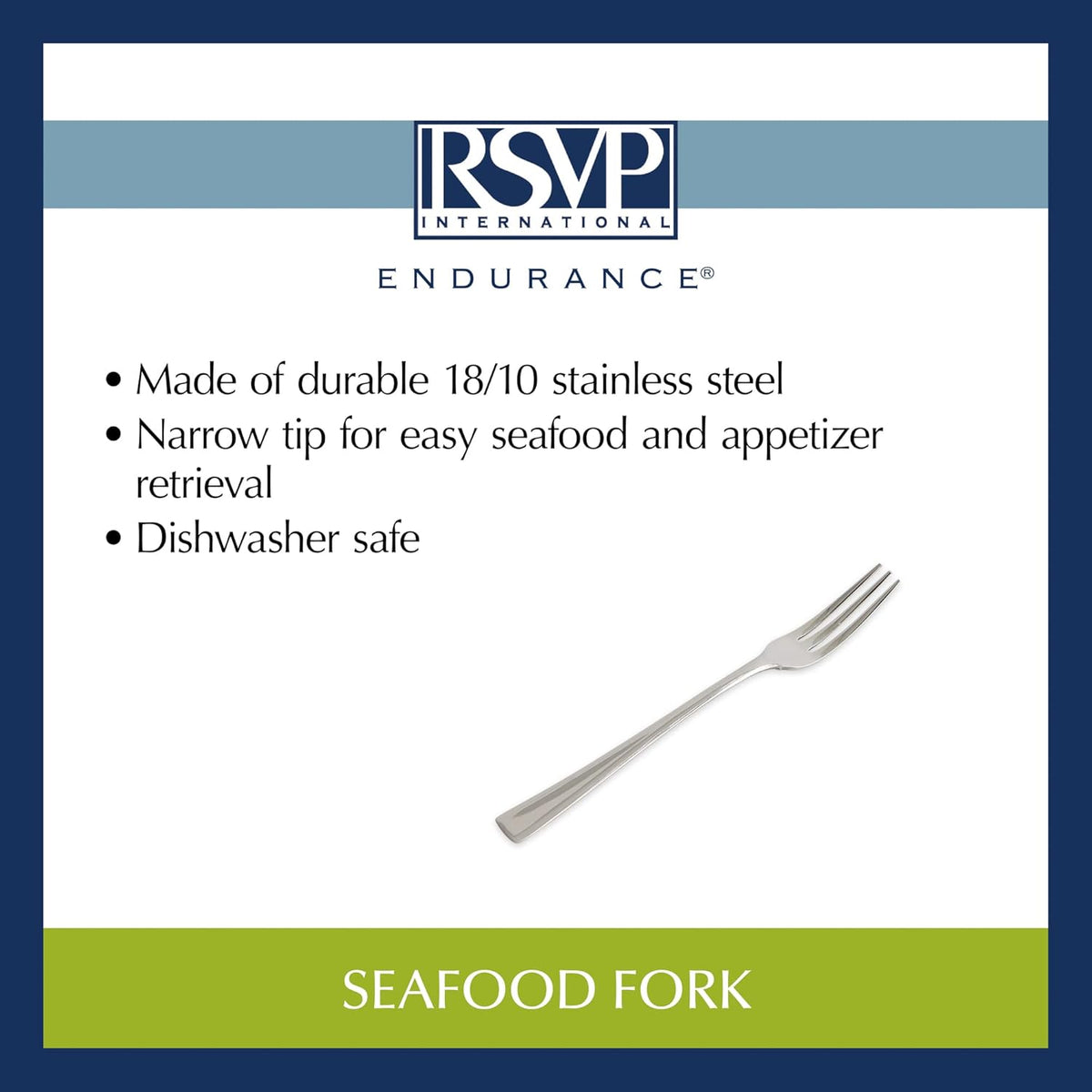 Endurance Collection Seafood Tool, Oyster Knife, Stainless Steel