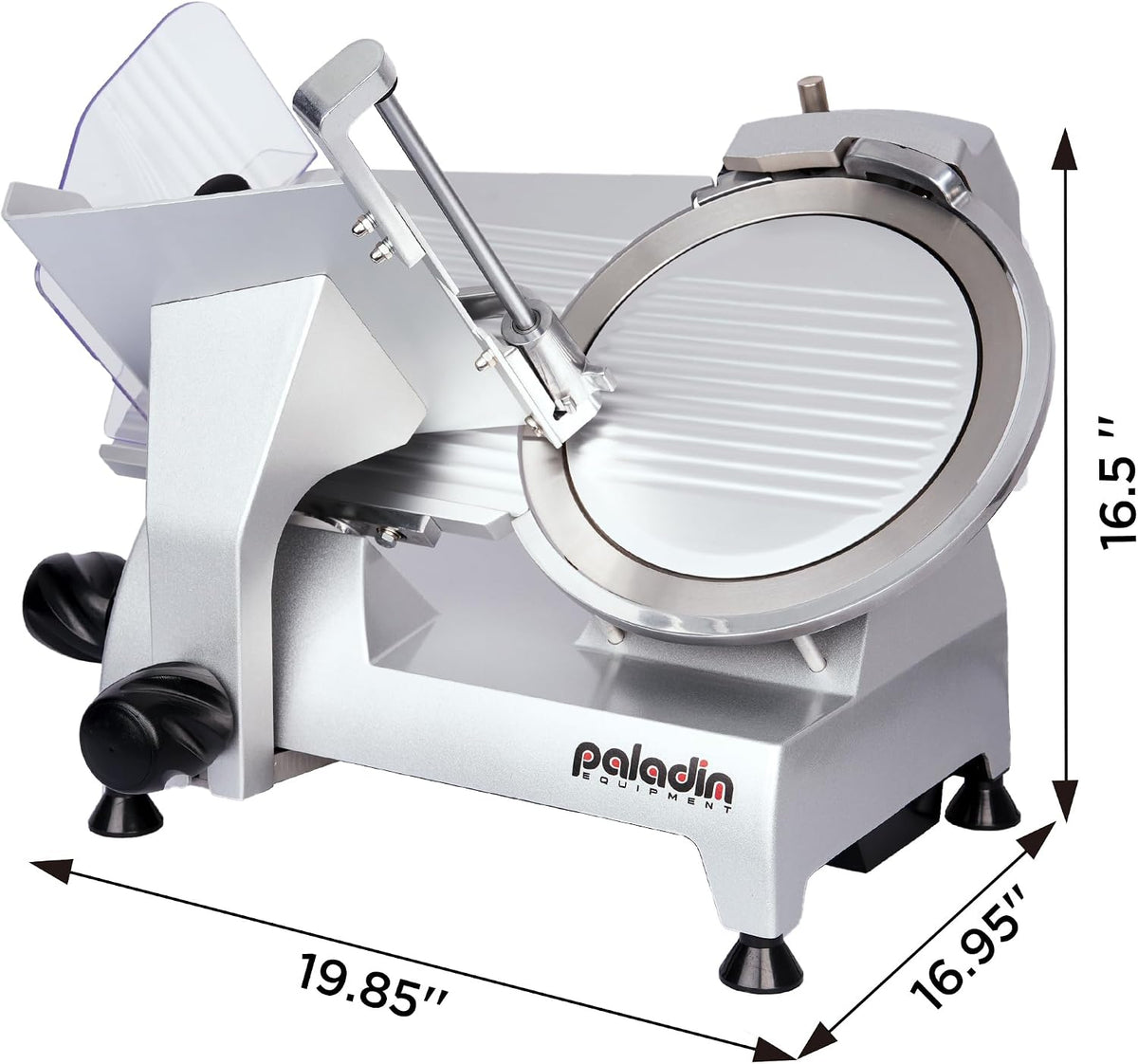 12" Commercial Manual Meat Slicer, 2/5 HP Gravity Feed Electric Meat Slicer, deli meat cutter, Lunch Food Slicer, ham cutter with Adjustable Slicing for Semi-frozen Meat, Cheese