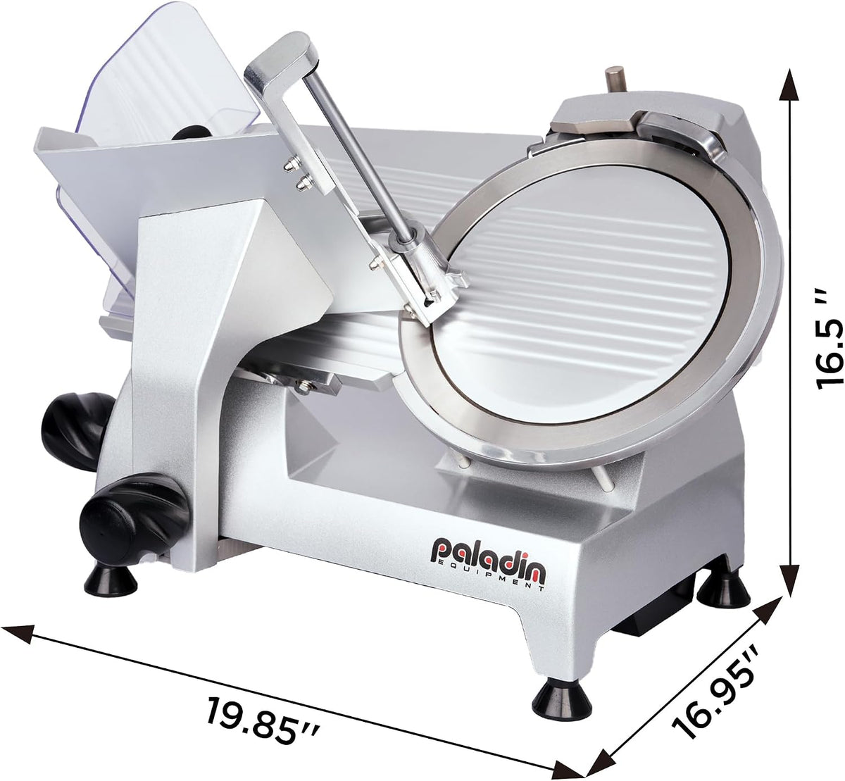 12" Commercial Manual Meat Slicer, 2/5 HP Gravity Feed Electric Meat Slicer, deli meat cutter, Lunch Food Slicer, ham cutter with Adjustable Slicing for Semi-frozen Meat, Cheese