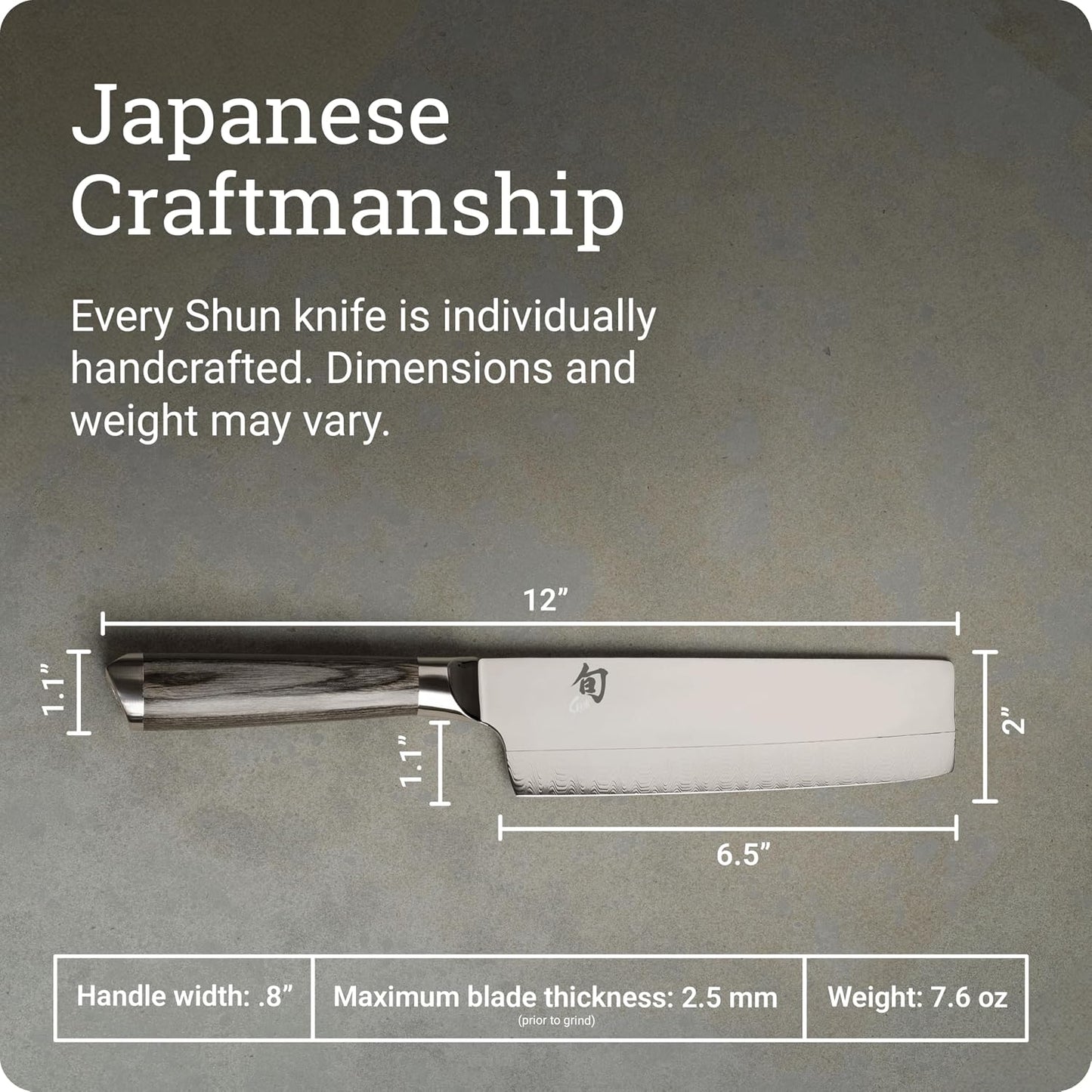 Kagerou 6.5" Nakiri Knife | Handcrafted Japanese Vegetable Knife, VG10 and VG2 Dual Core with 420J Steel Upper, Pakkawood Handle