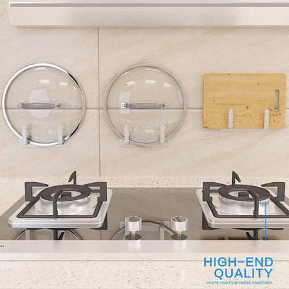 Stainless Steel Wall Mounted Cutting Board Rack Punch-free Holder