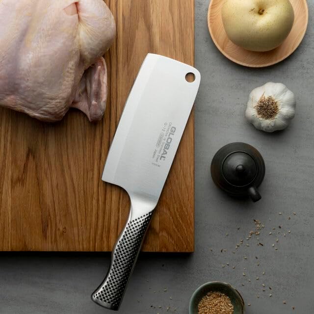 Global Meat Cleaver, 6 1/2", 16cm, Silver
