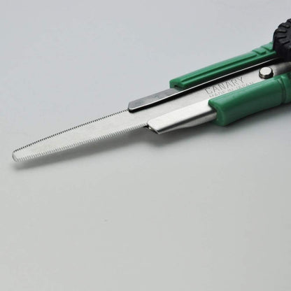 Box Cutter Retractable Heavy Duty Tool, Safety Corrugated Cardboard Cutter Knife, [Non-Stick Fluorine Coating Blade], Made in JAPAN, Green (DC-25F-1)