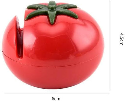 Tomato Shaped Manual Knife Sharpener Cute Kitchen Knife Sharpening Tool