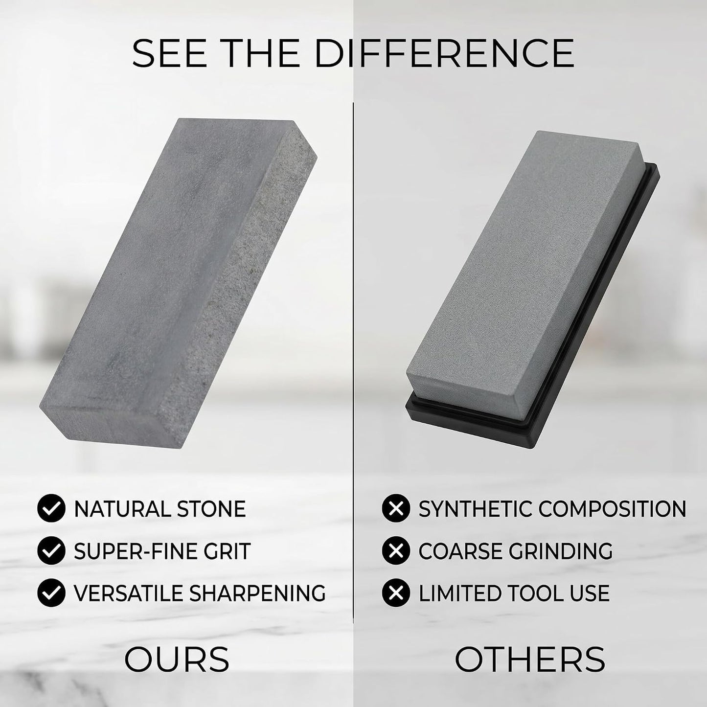 5000 Grit Whetstone Sharpener Knife Whetstone Knife Sharpening Water Kitchen Wet Stone Sharpener Grit for Knives Blades Scissors Cutting Tool